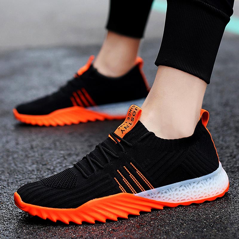 Plusขนาดน้ำหนักเบาAir Mesh Men - Men'S Shoes Good For Flat Feet บทวิจารณ์และราคา
