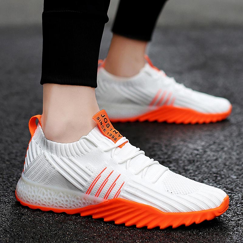 Plusขนาดน้ำหนักเบาAir Mesh Men - Men'S Shoes Good For Flat Feet บทวิจารณ์และราคา